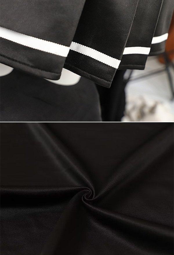 Friren Übel cosplay Vestido halter y brazaletes con anillos en las piernas y calcetines hasta la pantorrilla