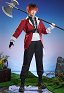 Friren Stark Cosplay Costume undergrament y pantalones con cinturón chaqueta