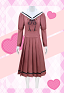 The Fragrant Flower Blooms with Dignity Kaoruko Waguri Cosplay Kostüm JK Uniform Oberteil Rock mit Band