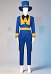 The Freak Circus Ticket Taker Costume Cosplay avec Chemise et Queue-de-pie Pantalon et Chapeau