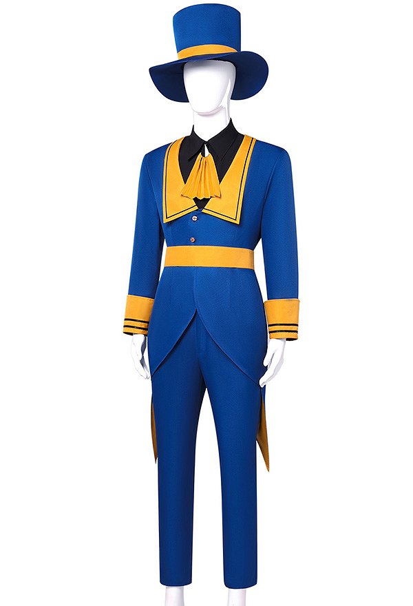 The Freak Circus Ticket Taker‌ Cosplay Kostüm Hemd und Frack mit Hose Hut