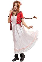 Aeris Gainsborough Cosplay FF Kleid Jacke Hals Zubehör Cosplay Kostüm