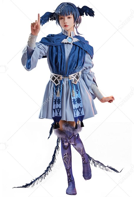 【cos】最终幻想FF14 梅提翁/梅蒂恩 小蓝鸟