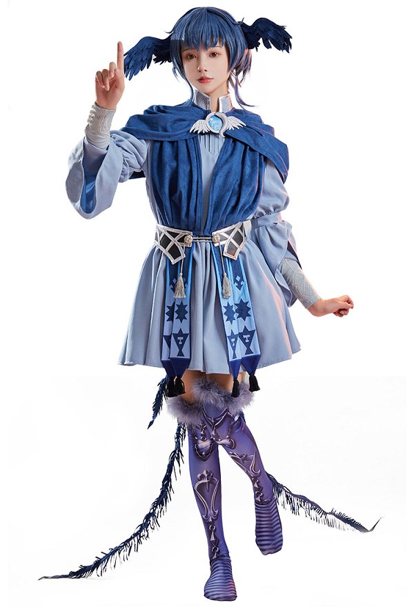 FF XIV Meteion Cosplay Game Vogel Cosplay Kostüm FF XIV Meteion Cosplay Game Vogel Cosplay Kostüm
