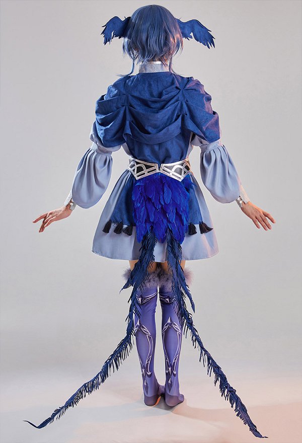 FF XIV Meteion Cosplay Game Vogel Cosplay Kostüm FF XIV Meteion Cosplay Game Vogel Cosplay Kostüm