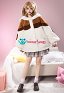 FF Fat Cat Derivative Kawaii Soft Sudadera de Estilo de Gato de Cosplay