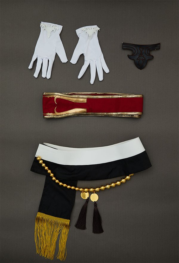 FF Field Commander Cosplay Costume Sweater and Pants with Long Coat and Gloves