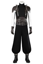 FF Zack Cosplay Disfraz Camiseta sin mangas y pantalones largos con hombreras y guantes FF Zack Cosplay Disfraz Camiseta sin mangas y pantalones largos con hombreras y guantes