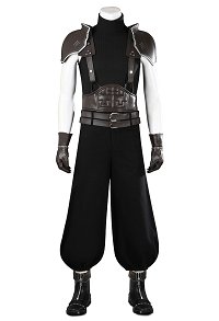 FF Zack Cosplay Costume Tank Top and Long Pants with Shoulder Pads and Gloves