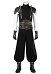 FF Zack Cosplay Kostüm Tanktop und lange Hose mit Schulterpolstern Handschuhen