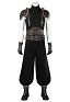 FF Zack Cosplay Disfraz Camiseta sin mangas y pantalones largos con hombreras y guantes