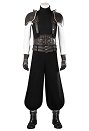 FF Zack Cosplay Disfraz Camiseta sin mangas y pantalones largos con hombreras y guantes