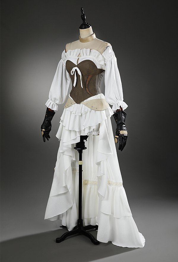 FF Cosplay Kostüm Kleid und Oberteil mit Unterteil Hut