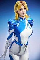 Ensemble de Invisible Woman Cosplay de Marvel Rivals Costume