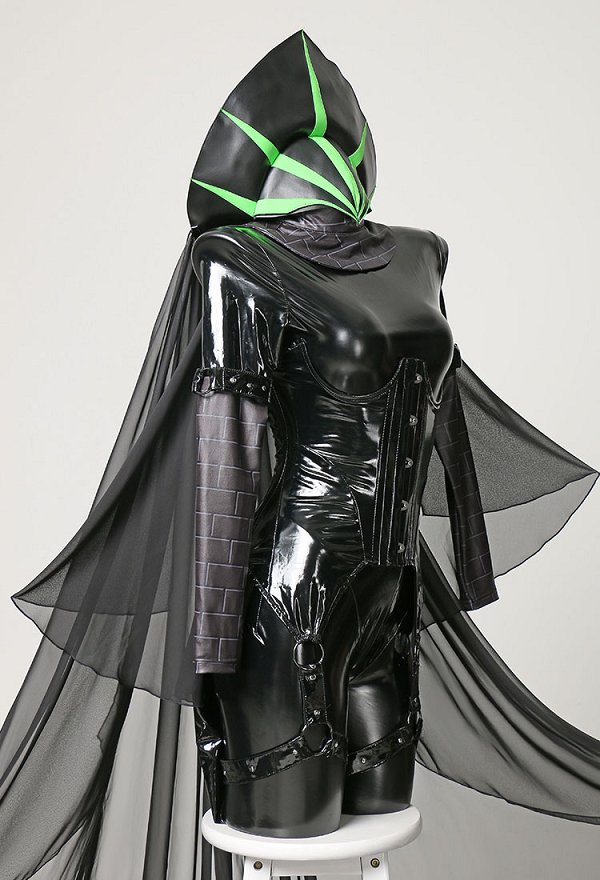 FGO Cosplay Costume Shiny Bodysuit and Hat with Gloves and Socks FGO Cosplay Costume Shiny Bodysuit and Hat with Gloves and Socks