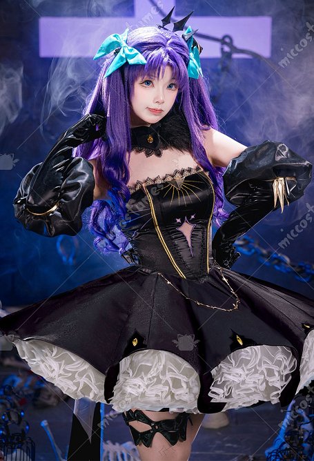FGO Ereshkigal Stage 2 Cosplay Kostümkleid mit Ärmeln