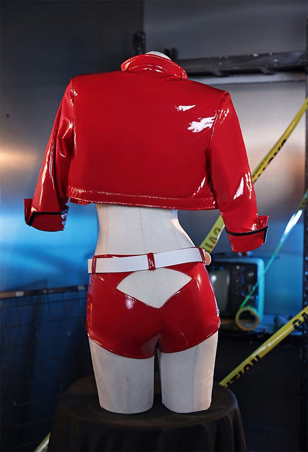 FGO Nero Red Outfit Set Cosplay Costume Bustier and Shorts with Jacket and Socks