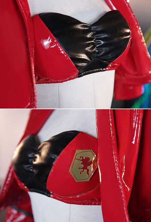 FGO Nero Red Outfit Set Cosplay Costume Bustier and Shorts with Jacket and Socks