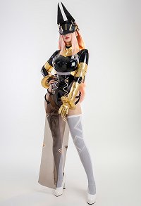 Falslander Costume de Cosplay Hemet Nethel Neco Figma Combinaison et Gilet