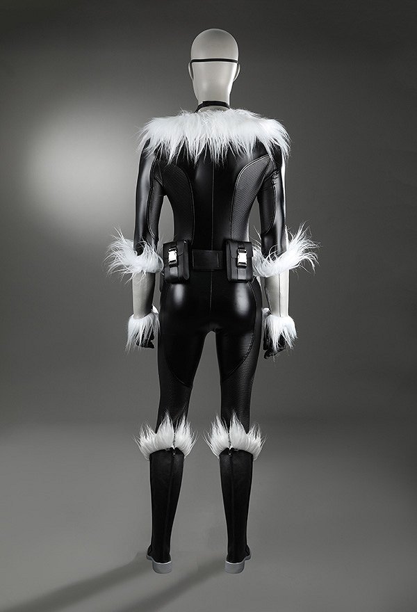 Fortnite Black Cat Cosplay Costume Jumpsuit with Gloves Belt Fortnite Black Cat Cosplay Costume Jumpsuit with Gloves Belt
