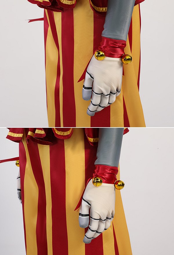 Five Nights at Freddy's Sundrop Cosplay Costume Top and Pants with Shoe Covers and Gloves