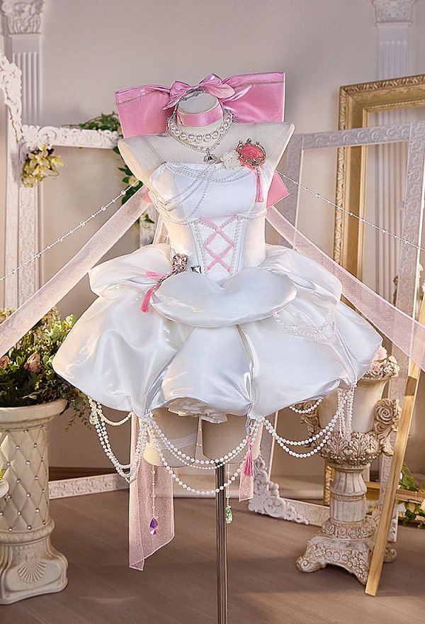 Traje de cosplay de Lady Cat de Game For Peace con collar con lazo