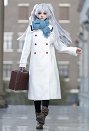Friren at the Funeral Friren Disfraz de Cosplay Chaqueta con Bufanda y Pantimedias