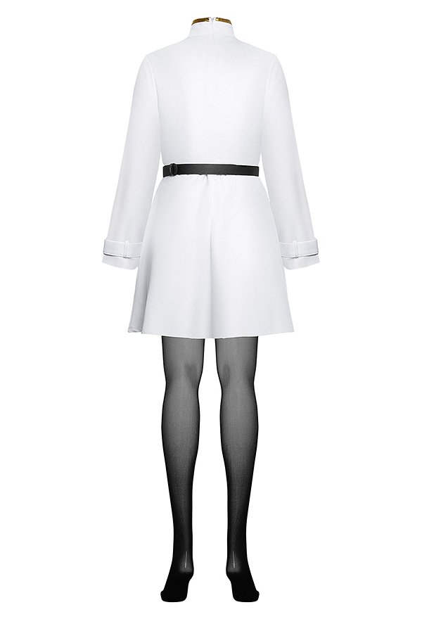 Friren Vestido de Cosplay con Cinturón de Pantimedias y Orejas