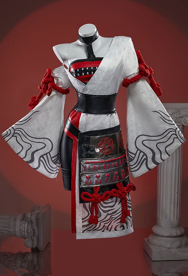 Fortnite La rosa de la noche Cosplay Disfraz EPIC Outfit Top Pantalones con Kimono y Armadura Fortnite La rosa de la noche Cosplay Disfraz EPIC Outfit Top Pantalones con Kimono y Armadura