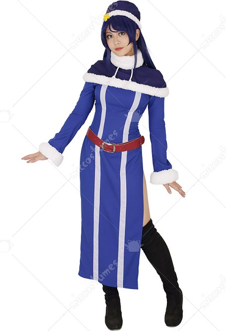 Fairy Tail Juvia Lockser Disfraz de Cosplay