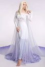 Exclusive Costume de Cosplay Princesse Elsa Reine Glace Robe