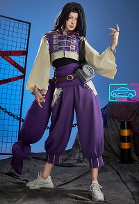 GACHIAKUTA Jabber Wongar Cosplay Costume Lining and Vest with Jacket and Pants