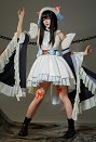 GACHIAKUTA Amo Empool Cleaner Outfit Skin Cosplay Costume Dress with Sleeves and Belt