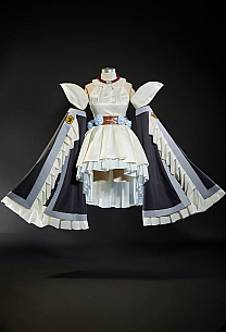 GACHIAKUTA Amo Empool Cleaner Outfit Skin Cosplay Costume Dress with Sleeves and Belt
