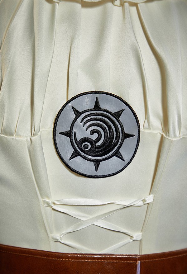 GACHIAKUTA Amo Empool Cleaner Outfit Skin Cosplay Costume Dress with Sleeves and Belt