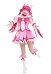 Smile Pretty Cure! Glitter Force Cure Happy Glitter Lucky Hoshizora Miyuki Pink Magenta Bow Top and Skirt Battlesuit Cosplay Costume Outfits with Waist Bag and Accessories