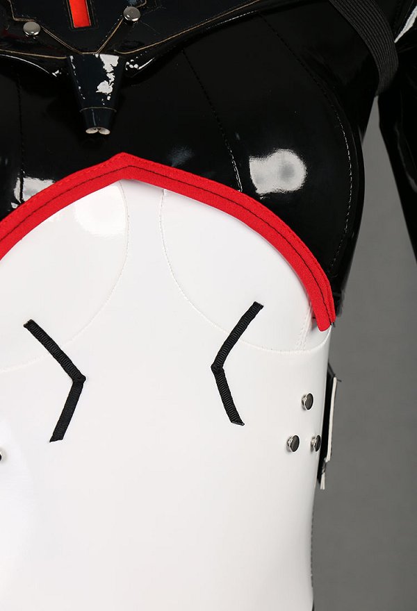 Girl’s Frontline Midnight HK416 Haar Zubehör Handschuhe Clip Taillen Brust Zubehör Weißer Bodysuit Overall