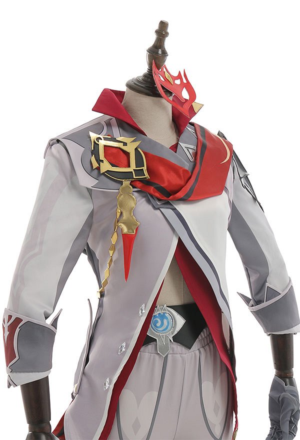 Genshin Impact Tartaglia Childe Cosplay Costume Jacket Pants Cosplay Outfit with Accessories