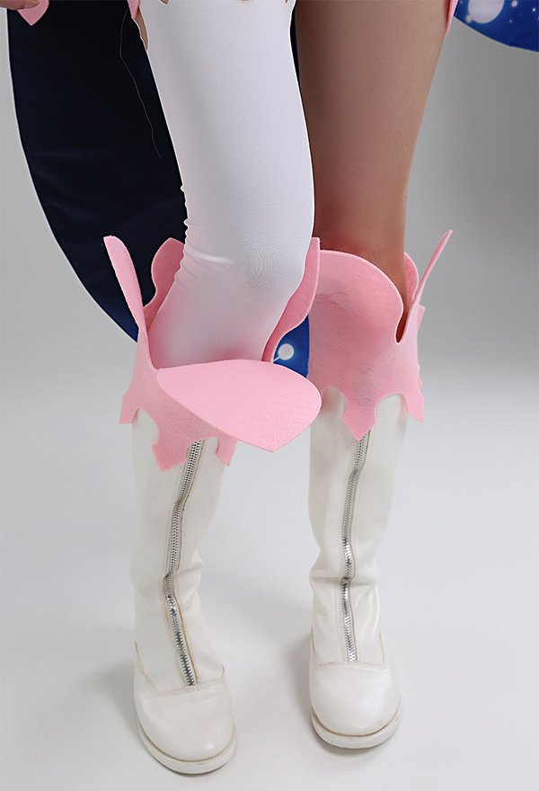 Genshin Impact Paimon Bodysuit and Shawl Cosplay Costume with Crown and Gloves