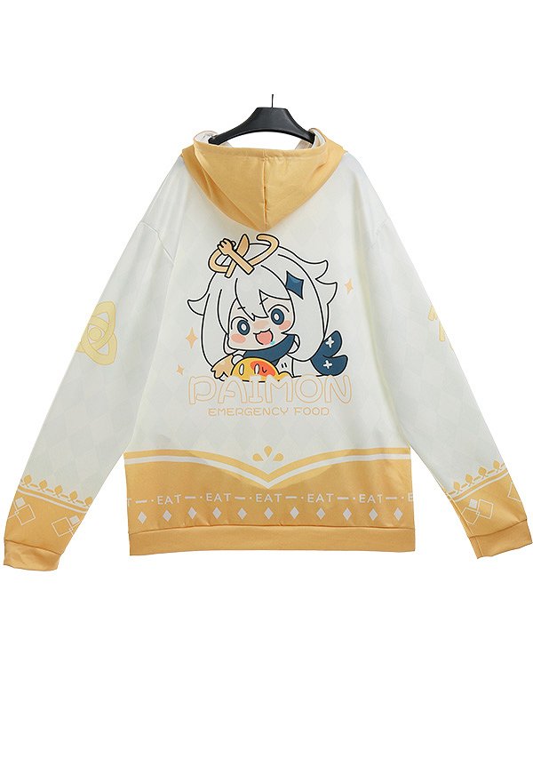 Paimon Kapuzenpullover Cosplay Kawaii Pullover Cosplay