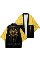 Zhongli Cosplay Costume Haori Top de Style Kimono