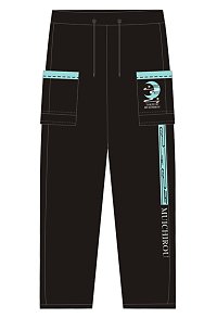 Anime Trousers Green Black Sport Jogging Pants Casual Trousers