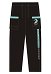 Pantalon Décontracté Anime Noir Vert Pants Casual de Cosplay Sports