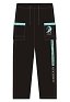 Anime Trousers Green Black Sport Jogging Pants Casual Trousers