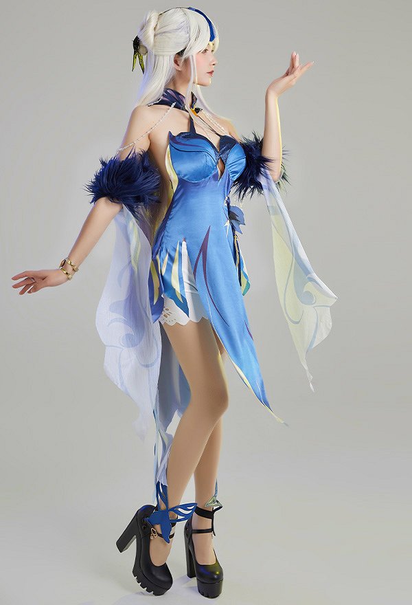 Genshin Impact Ningguang Orchid's Evening Gown New Skin Cosplay Costume