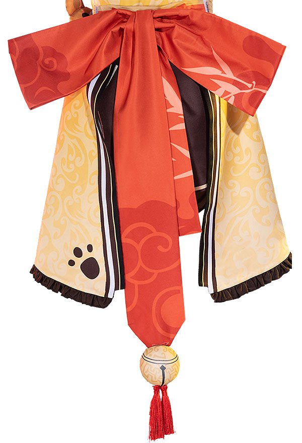 Genshin Impact Xiangling Cosplay Costume with Complete Accessories Genshin Impact Xiangling Cosplay Costume with Complete Accessories