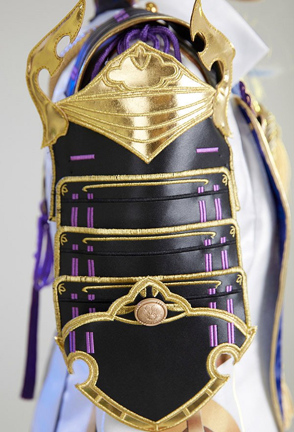 Conjunto de Abrigo Largo y Pantalón de Traje de Cosplay de Kamisato Ayato de Genshin Impact con Chaleco y Guantes
