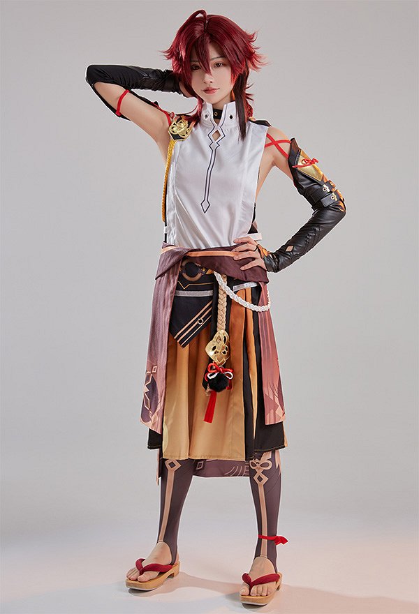 Genshin Impact Shikanoin Heizou Cosplay Costume Outfit Set