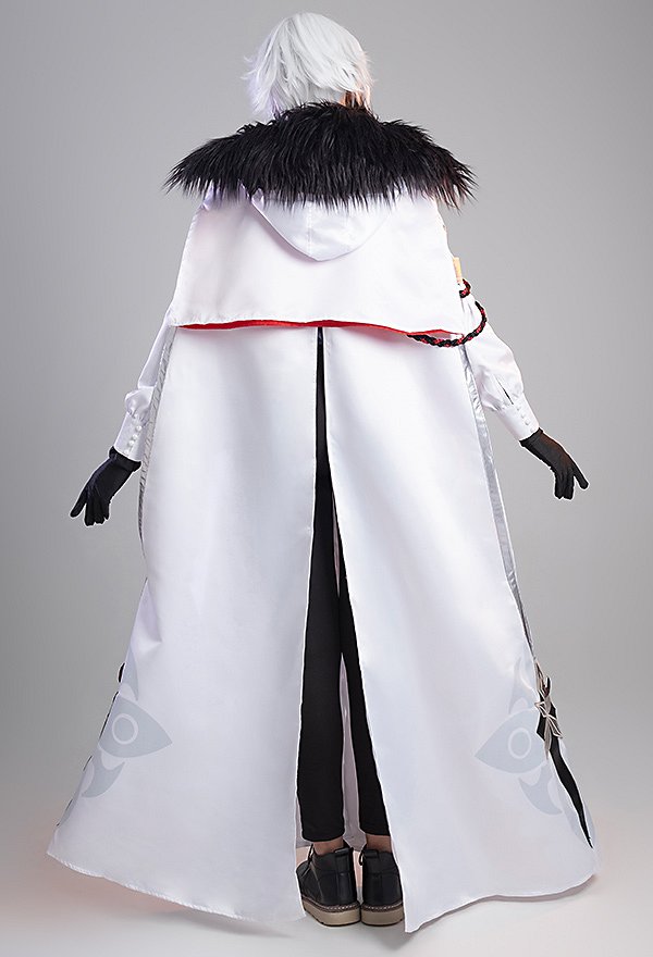 Genshin Impact Arlecchino Cosplay Kostüm Hemd und Hose mit Handschuhen