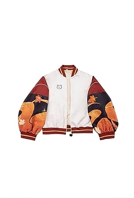 Kaedehara Kazuha Derivative Jacke Casual Cosplay Halskette Set